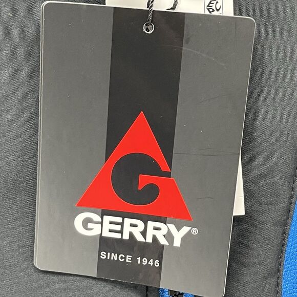 Brand New Gerry Boys Small Falcon Softshell Black Jacket Coat Full Zip  Blue - Picture 3 of 8